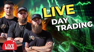 LIVE DAY TRADING PENNY STOCKS & FUTURES WITH APEX TRADER