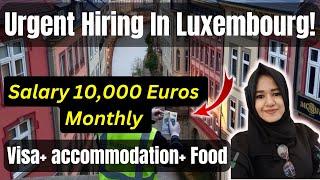 Luxembourg Work Visa How to apply Online 2024 #europe #job