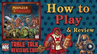 How to Play Meeples & Monsters + Review | Table Talk Reviews