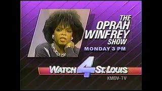 1988 KMOV The Oprah Winfrey Show syndication promo