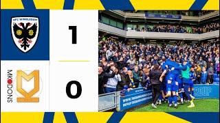 AFC Wimbledon 1-0 MK Dons  | Late drama as Curtis strikes last-gasp winner  | Highlights 🟡