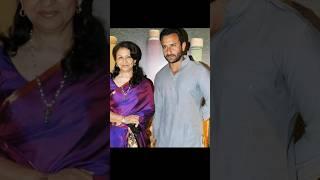 Saif Ali Khan with his mother Sharmila Tagore #shorts #short #ytshorts #saifalikhan #shortsfeed #top