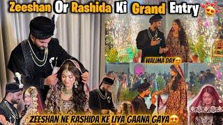 Zeeshan Or Rashida Ke Walima Me Grand Entry | Bridal Shoot Walima | Fokats | Abresh & Zeeshan