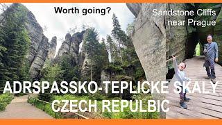 Adrspassko Teplicke Skaly | Sandstones Cliffs Czech Republic | Near Prague | Europe Road Trip [EP 7]