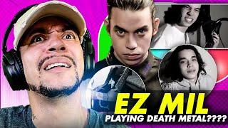 EZ IS HALF DEMON????!!!! Ez Mil Plays Death Metal (REACTION)