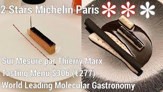 2 Stars Michelin Paris Sur Measure par Thierry Marx $306 (€277) World Leading Molecular Gastronomy