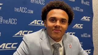 Stanford QB Ashton Daniels talks about his teammate, Elic Ayomanor