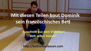 Bett selber bauen - Diese Teile braucht es! - Selber bauen mit Holz - Bauanleitungen mit Holz