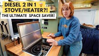 2 in 1 Diesel Stove & Heater!? Installation, Test & Review: Wallas 85Dt Stove & 86D Oven | Build #19