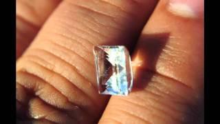 My Movie (431) Goshenite Square cut gemstone