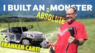 Converting an Old Golf Cart into a Supercharged Power Plant.