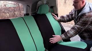 Light & Breezy Flat Cloth Seat Covers for Cars, Van & SUVs - Combo| FH Group® FB030