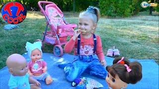  Кукла Беби Борн и девочка Ярослава в Парке на Пикнике / Baby Born Doll on a Picnic  