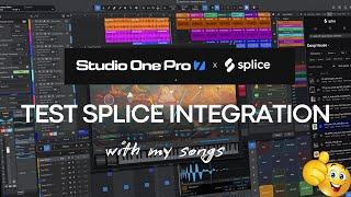 STUDIO ONE 7 - Test Splice Integration (In memory of a Superlover) - Let's Play 4