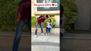 Respect Girls ️ || #viral #girlreaction #respect #girl #humanity #shorts #youtube #emotional