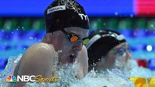 Lilly King wins thrilling 50m breaststroke at World Swimming Championships | NBC Sports