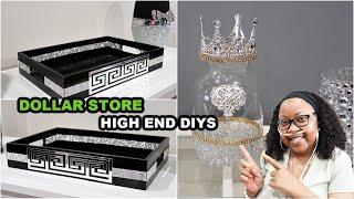 DOLLAR STORE + DIYS You SHOULD Try | Easy & Inexpensive Dollar Store DIY  | Glam HOME DECOR Ideas