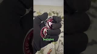 Naruto metallic spin keychain | keychainzy