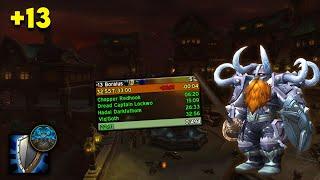 +13 Siege of Boralus | Prot Warrior PoV | The War Within WOW