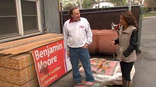 Video: Store sign flattened by wayward Wrangler wheel