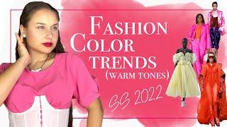 Fashion Color Trends Spring Summer 2022 (warm edition)