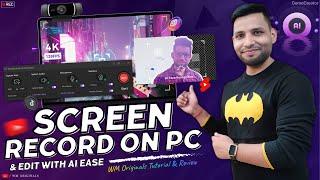 How To Screen Record On Windows PC 4K 120fps (2024) Wondershare Democreator 8 Review & Tutorial