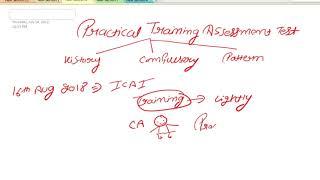 Practical Training Assessment Test ICAI Complete Guide || PT Test ICAI ||