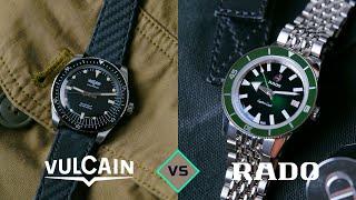 Vulcain Nautique Skindiver vs. Rado Captain Cook - Watch Review - WatchFika Episode 3