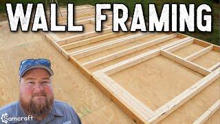 Wall Framing: Everything You Need to Know! // DIY Workshop Build 20x32 Stick Framed