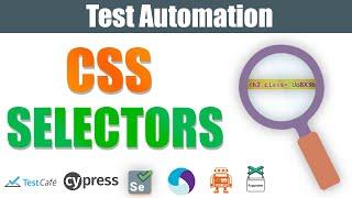 CSS SELECTORS in SELENIUM webdriver(Cypress | TestCafe | +) | CSS SELECTORS in Selenium Webdriver