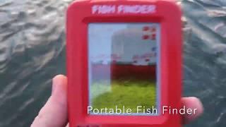  #1 Portable Fish Finder | Best Handheld Fish Finder | LED Backlight Display and Wireless Sonar