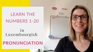 Learn the Luxembourgish numbers 0 - 20