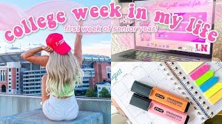 First Week Of Senior Year! | College Week In My Life at The University of Alabama | Lauren Norris