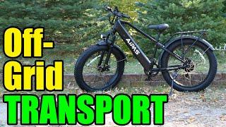 Off-Grid Transportation – AIPAS M2 Xterrain Ebike – Review and Test