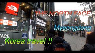 【旅ログ】初めての韓国旅行in明洞！！(Korea trip)（The North Face）(Trip Vlog)