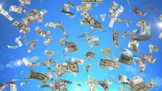 Falling 3d Cash Background