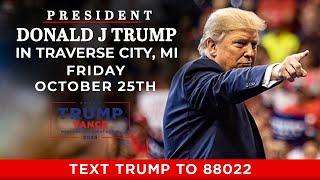 LIVE: President Trump in Traverse City, MI