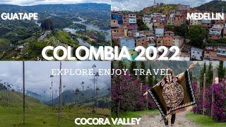 Colombia 2022 | Cocora Valley | Medellin, Comuna 13 | Guatape | Travel Colombia 4k