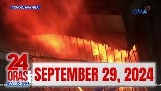 24 Oras Weekend Express: SEPTEMBER 29, 2024 [HD]