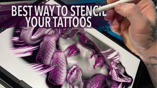 DIGITAL TATTOO STENCILLING (POPULAR DEMAND)