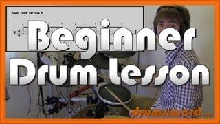  Snare Drum Patterns (Part 1)  Beginner Drum Lesson | Learn How To Play Drums