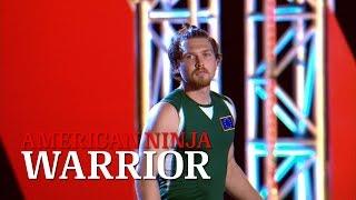 Tim Shieff at Stage 1 of American Ninja Warrior USA vs. The World 2014 | American Ninja Warrior