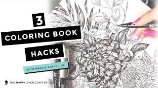 3 SUPER EASY Coloring Book Hacks That Make You Look Pro