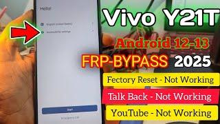 Vivo Y21 - Y21T Frp Bypass Without pc || New Vivo Y21t Frp Remove Without Pc || Frp Bypass 2025