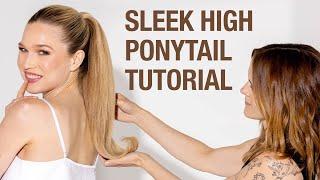 Easy Sleek High Ponytail Hair Tutorial | Barbie Inspired Ponytail Technique | Kenra Professional