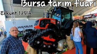 2024 bursa tarım fuarı erkunt 125lik paletli traktör 110luk paletli