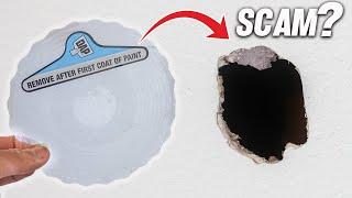 This Drywall Sticker Changed Drywall Hole Repair Forever! How To For DIYers!