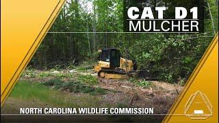 Cat® D1 Mulcher Customer Story – North Carolina Wildlife Commission (North Carolina, USA)