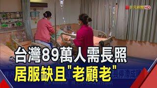 台灣需長照人口近5年增7萬 居服員今年多不到700個! 平均年齡還超過50歲 "老老照護"恐成常態｜非凡財經新聞｜20241202