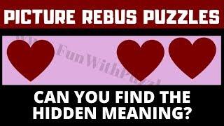 Picture Rebus Puzzles or Pictograms to Test your Brain Power